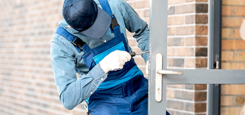Pivot Storefront Door Locks Installation in West Whittier-Los Nietos, California
